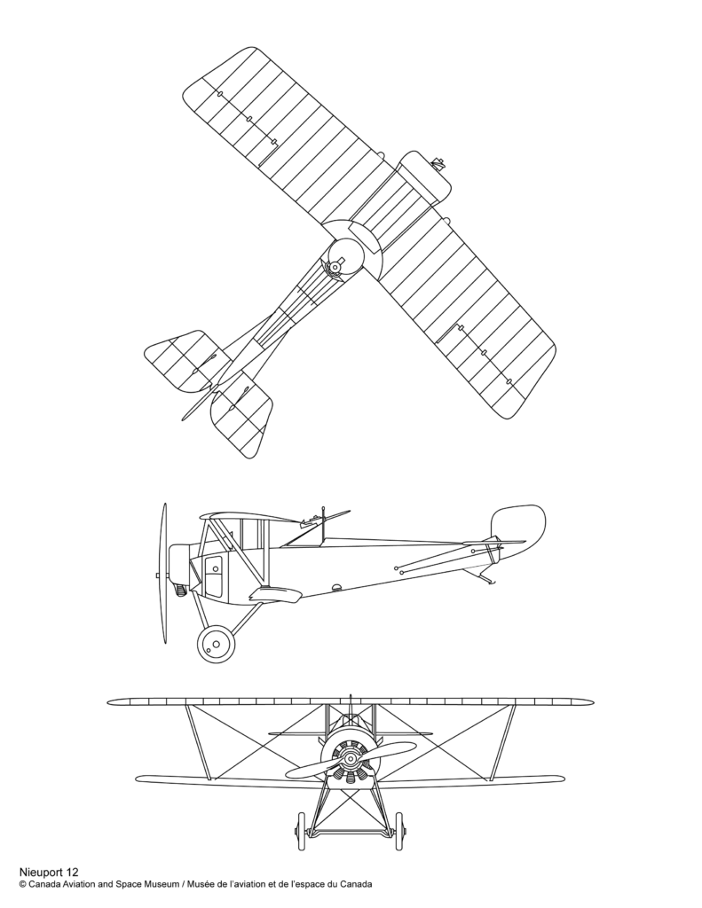 plan du Nieuport 12