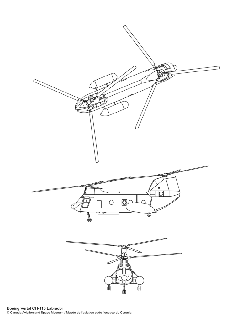 Boeing Vertol CH-113 Labrador plan