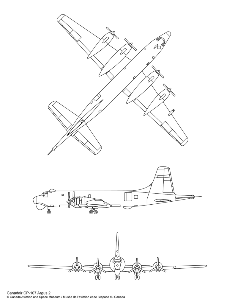 Canadair CP-107 Argus 2 plan