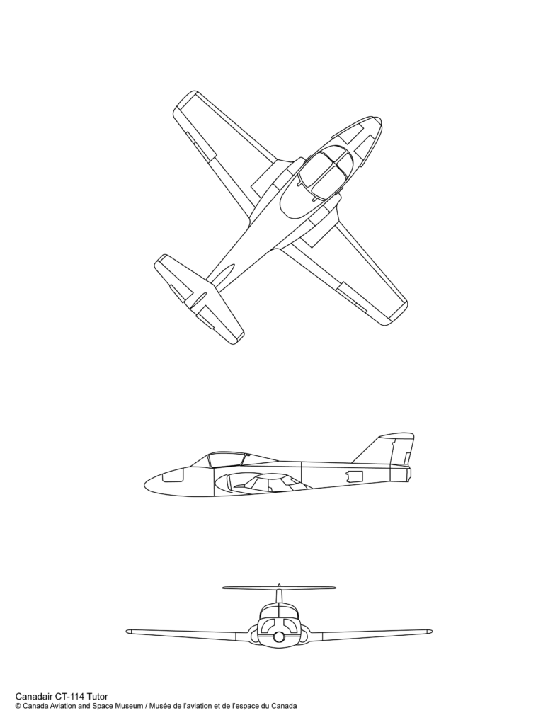 plan du Canadair CT-114 Tutor