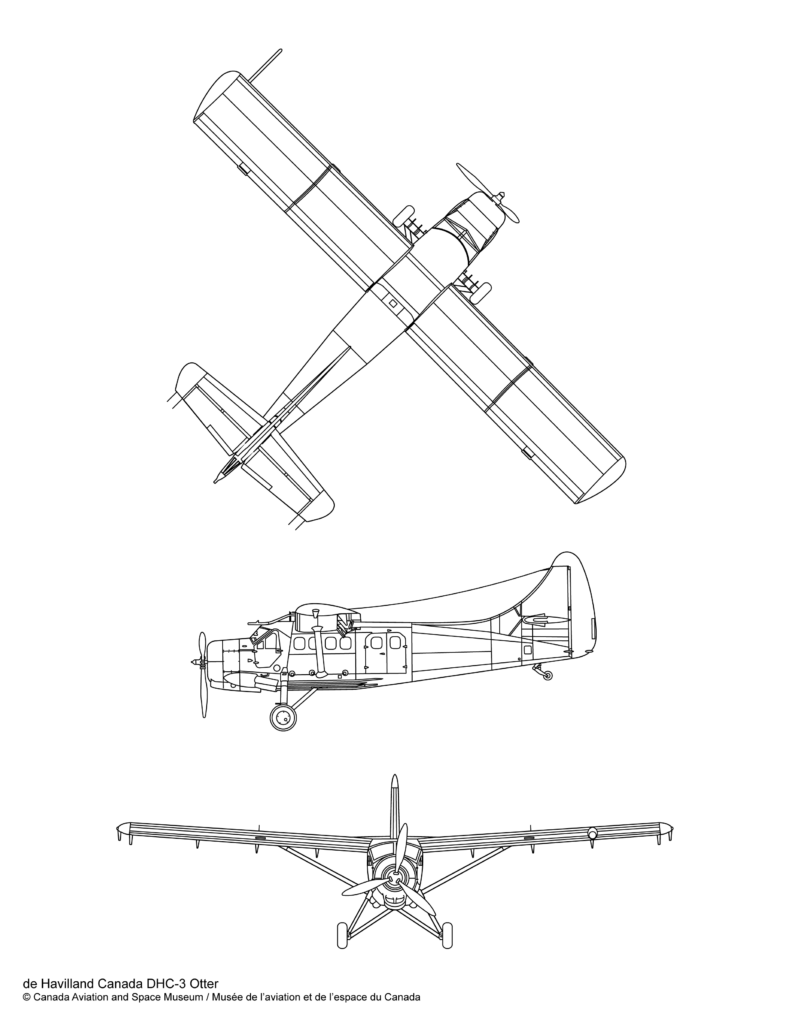 plan du De Havilland Canada DHC-3 Otter