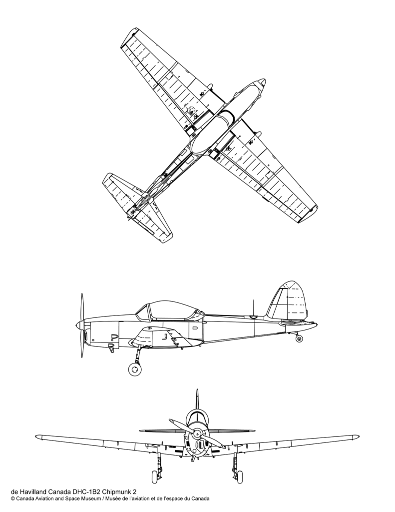 De Havilland Canada DHC-1B2 Chipmunk 2 plan