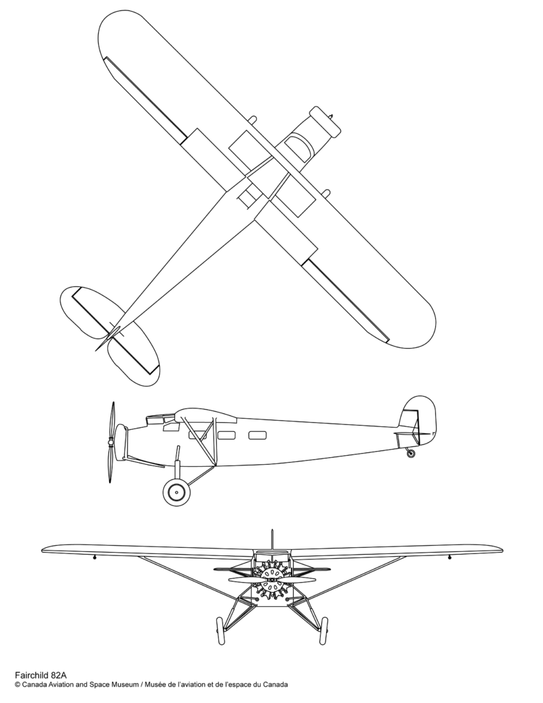 plan du Fairchild 82A