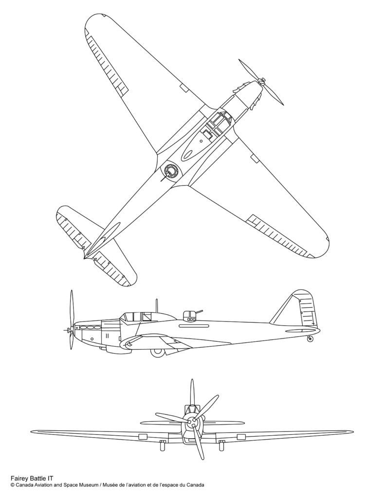 Fairey Battle IT plan