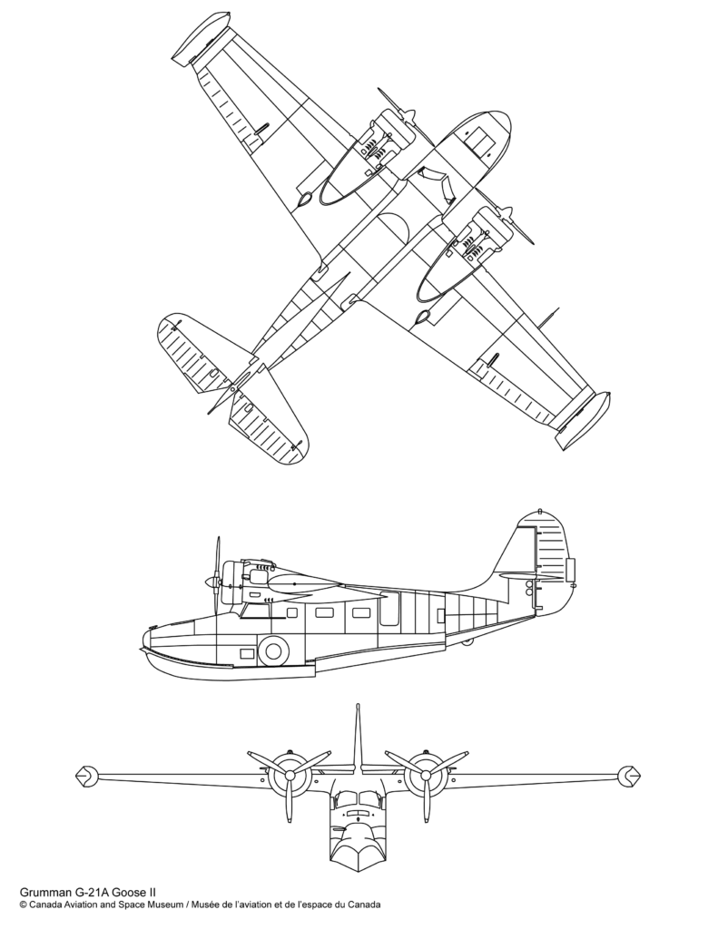Grumman G-21A Goose II plan