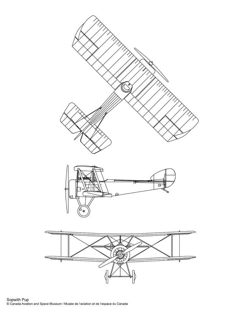 plan du Sopwith Pup