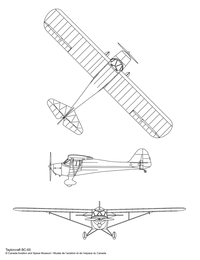 Taylorcraft BC-65 plan