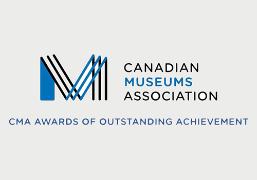 Canadian Museums Association logo with subtitle CMA Awards of Outstanding Achievement.