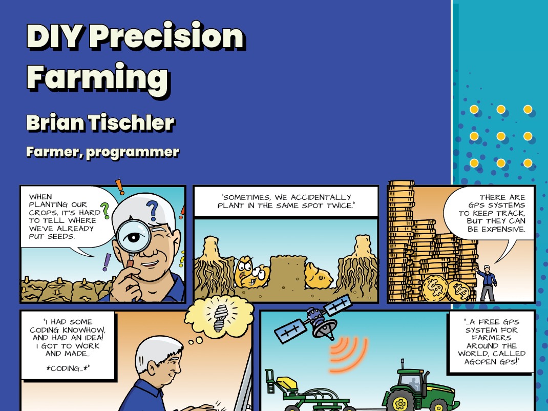 In with innovation comic featuring Brian Tischler